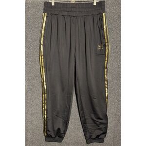 Adidas Track Pants XL Black OG 50th Anniversary Superstar 24K Gold Joggers